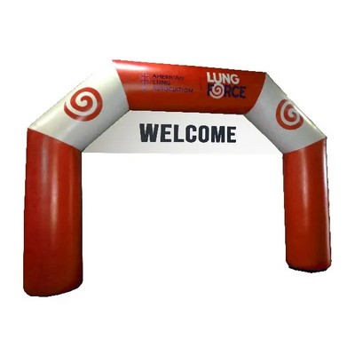 30' Inflatable Hexagonal Arch w/banner