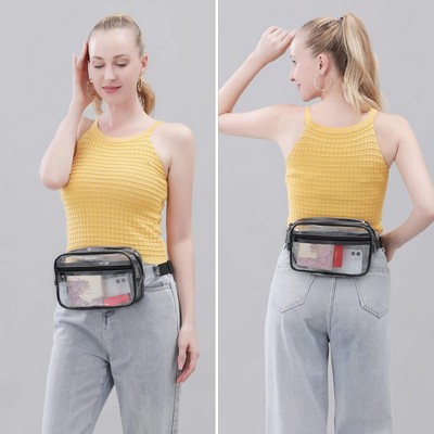 2 Pocket Clear Fanny Pack