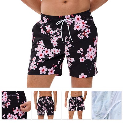 Men's Swim Trunks Board Shorts Quick Dry Mens Beach Shorts