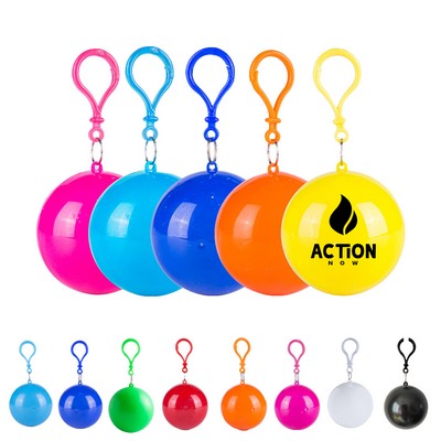 Portable Keychain Ball Poncho