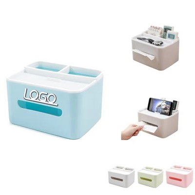 Multi-Functional Tissue Box Holder