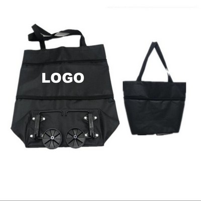 Foldable Shopping Bag With Wheels