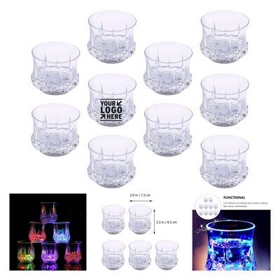 LED Flash Light Up Cup Multicolor Tumblers Bar Night Club Party Drinking Glasses