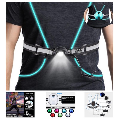 Safety Night Light Reflective Vest for Running