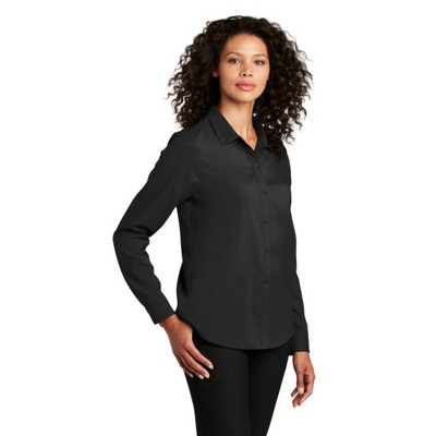 Port Authority Ladies Long Sleeve Performance Staff Shirt