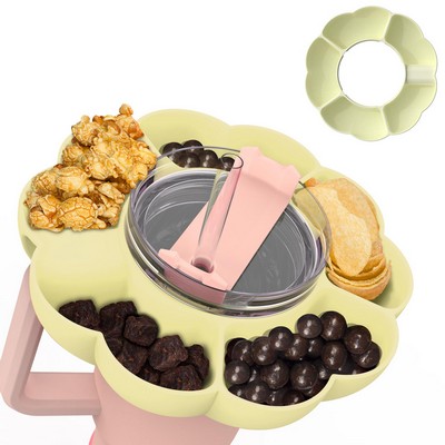 5 Compartment Silicone Stanley Snack Tray