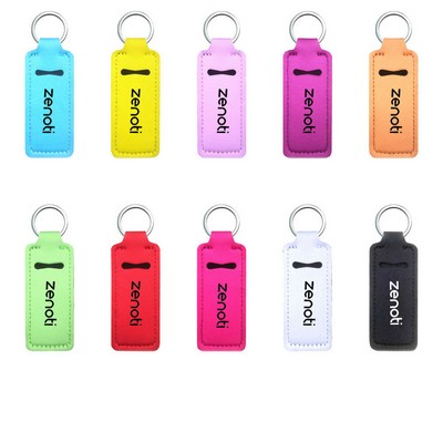 Neoprene Lipstick Holder Keychain