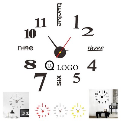 Wall Sticker Diy Clock