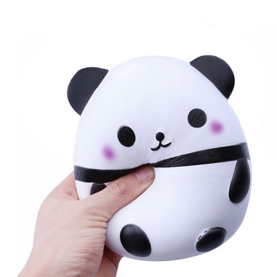 Slow-Rebound Smiling Panda Stress Ball