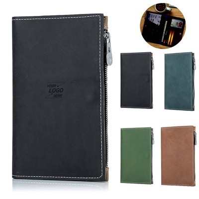 Genuine Leather Multi-Functional ID Wallet