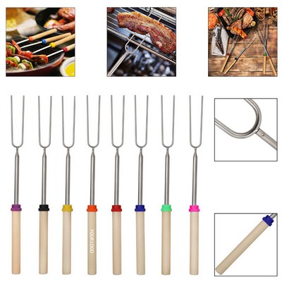 Telescoping Barbecue U-Shaped Fork