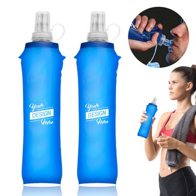 16OZ Folding TPU Soft Water Bottle