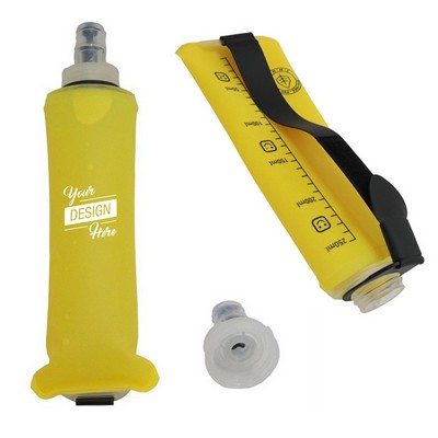 8OZ Folding TPU Soft Water Bottle with Handle