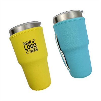 Washable Neoprene Insulated Cold or Hot Drink Cup Cover Tumbler Sleeve