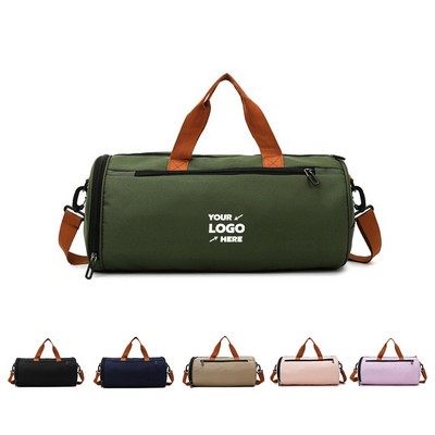 Travel Gym Duffel Bag with Shoes Compartment