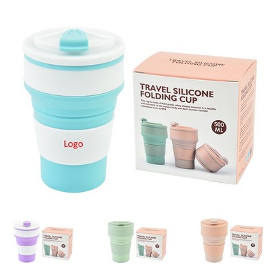 17oz Silicone Collapsible Travel Cup