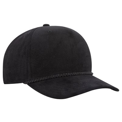 OTTO CAP 5 Panel Mid Profile Corduroy Baseball Cap