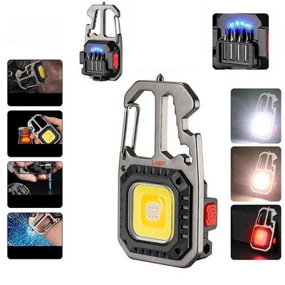 Rechargeable Small Led Keychain Flashlights Bottle Opener