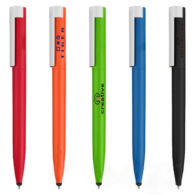 Retractable Translucent Ballpoint Click Pen