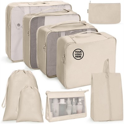 Nylon 7 Pcs Set Packing Luggage Storage Bag