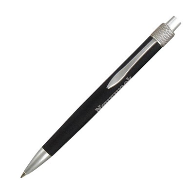 Apollo-III Matte Ballpoint Pen with Textured Accents