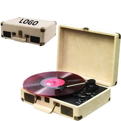 Wireless Retro 3-Speed Vinyl Record Player