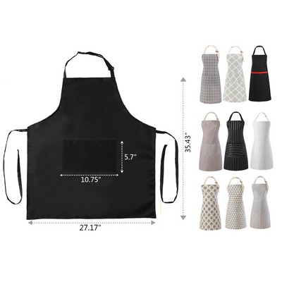 Adjustable Bib Apron Waterdrop Resistant Aprons