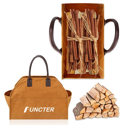 Firewood Log Carrier Tote Bag For Outdoor Camping