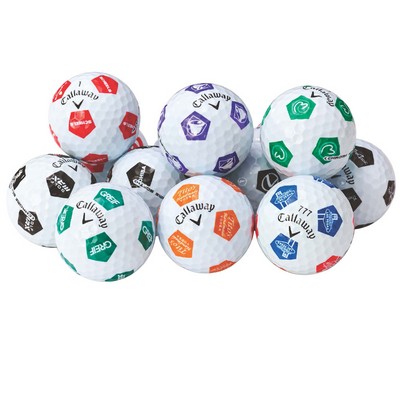 Callaway Chrome Tour X Truvis Golf Balls - Three Color