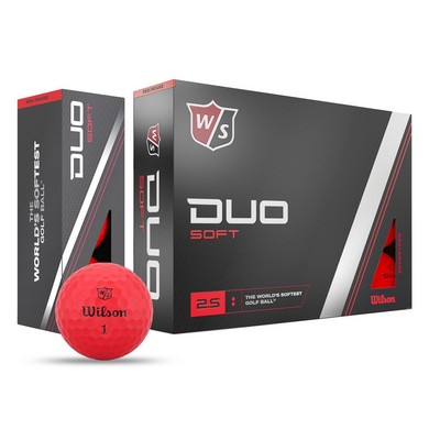 Wilson Duo Soft Red Golf Balls