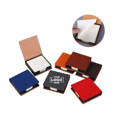 Leather Box Sticky Notes