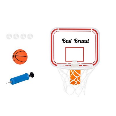 Mini Basketball Hoop Clip with Ball and Pump