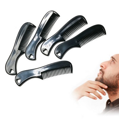 Plastic Pocket Moustache Comb Hair Beard Shaping Tool