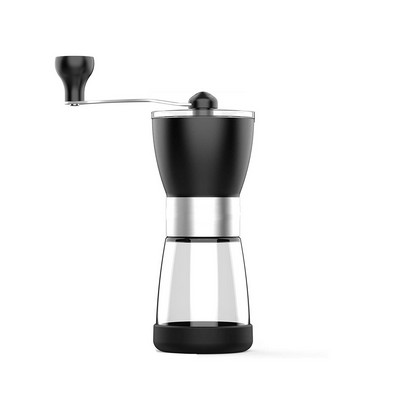 Portable Coffee Maker and Grinder with Stainless Steel and Ceramic Grinding Core