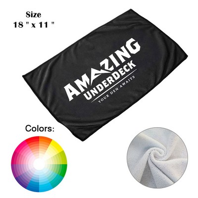 Custom Sublimated Microfiber Towel ( 11'' x 18'' )