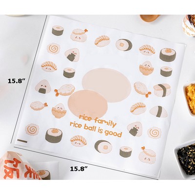 15.8" x 15.8" Greaseproof Paper Food Sheets