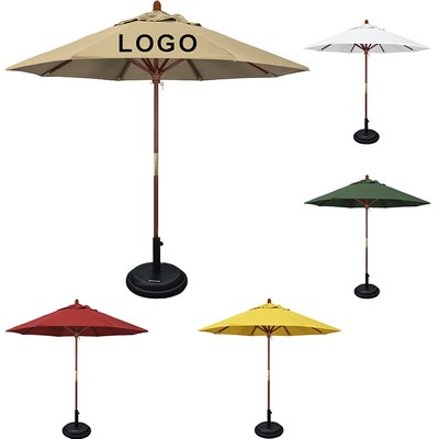 Round Aluminum Pole Patio Umbrella