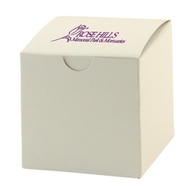 White Gloss Gift Box (3"x3"x3")