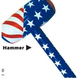 36" Inflatable Patriotic Hammer