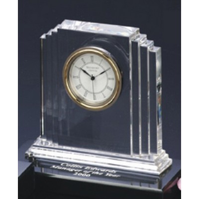 6" Waterford Crystal Large Metropolitan Clock