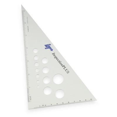 8" 30/60/90 Degree Aluminum Triangle