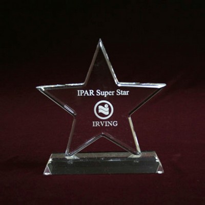 Polished Star Award (5 1/2"x5 3/4")