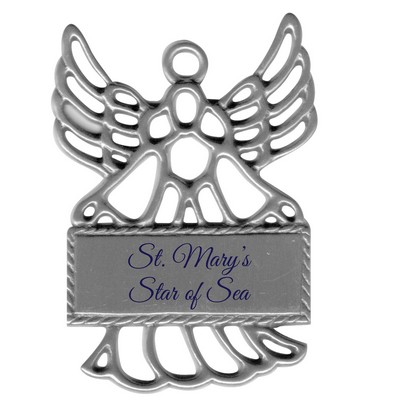 Angel Pewter Ornament