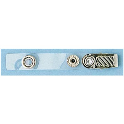 Name Badge - Back Attachment - Bulldog Clip/Snap Strap