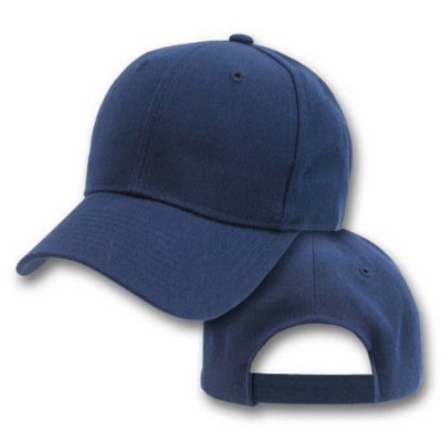 Big Size Navy Structured Adjustable Cap 2XL - 4XL