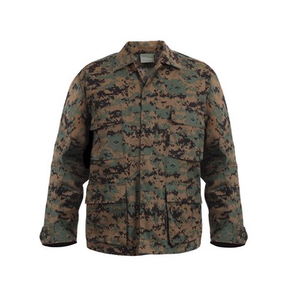 Woodland Digital Camouflage Battle Dress Uniform Shirt (XS to XL)