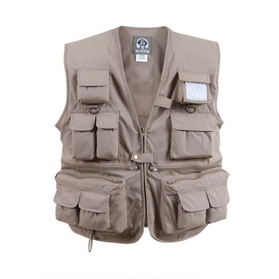 Uncle Milty's Khaki Travel Vest (2XL)