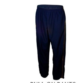 Youth 14 Oz. Double Knit Pull-On Warm Up Pant w/ Piping & Open Bottom