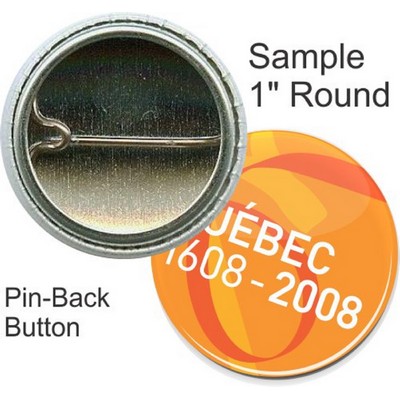 Custom Buttons - 1 Inch Round, Pin-back