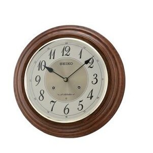 Seiko Dark Brown Musical Wall Clock